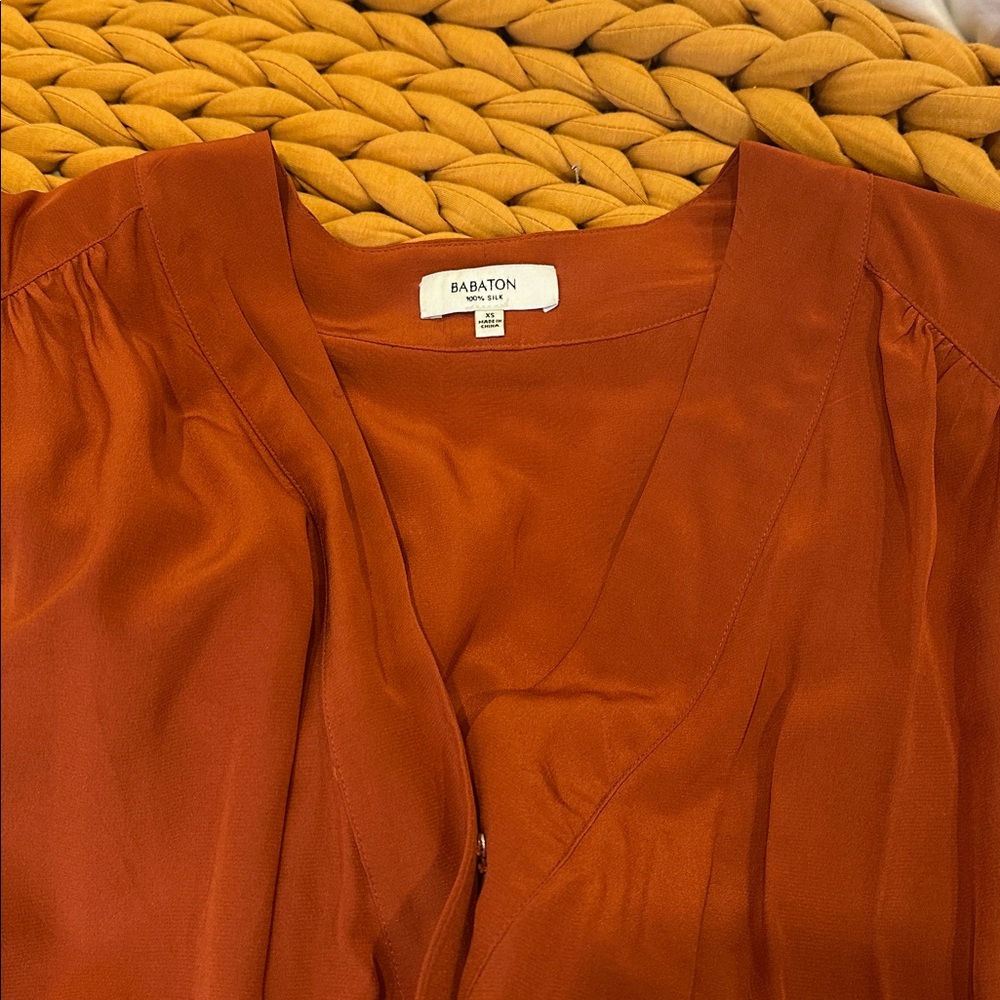 Aritzia Babaton Silk Romper - Picture 2 of 3